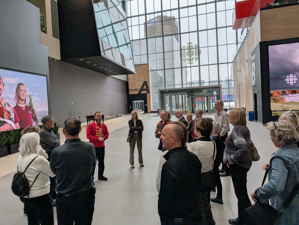 Visite de la Maison Radio-Canada, Association des retraitées et retraités de l'ÉTS (ARRÉTS), Novembre 2025