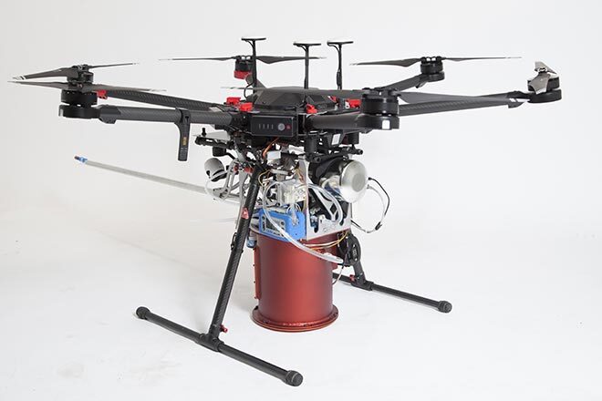 caractérisation de la qualité de l’air ambiant assisté par drone avec DroneXperts