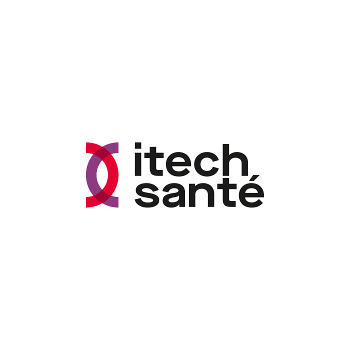 Logo d'itech santé, symbole de l'innovation et de l'excellence en technologie médicale et en recherche en santé.