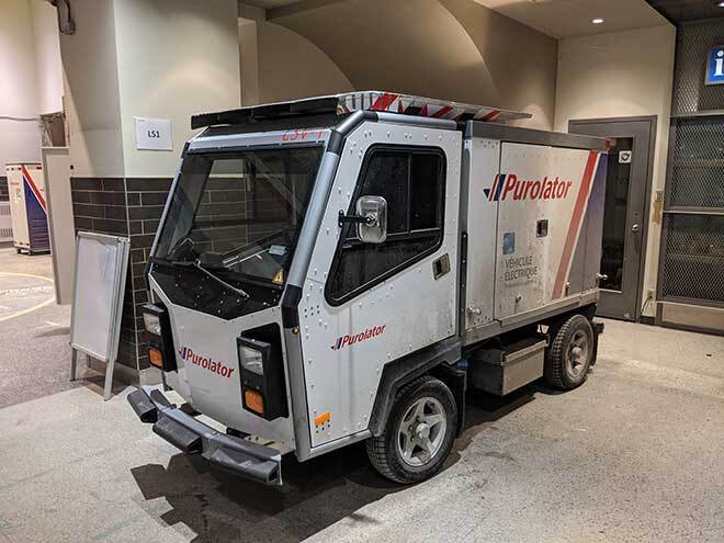 Purolator low-speed electric vehicle