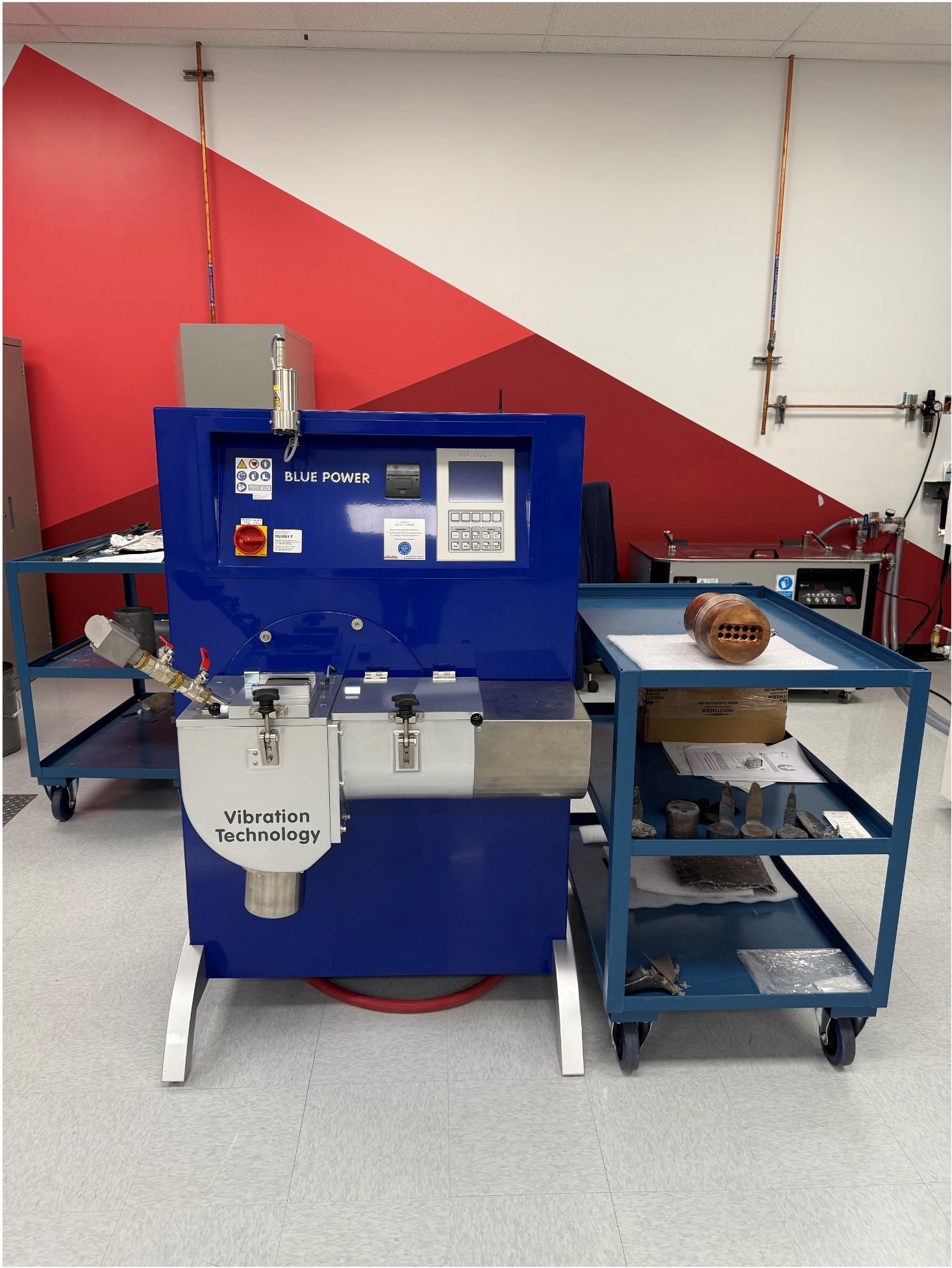 Vacuum tilting casting machine vtc series blue power 1