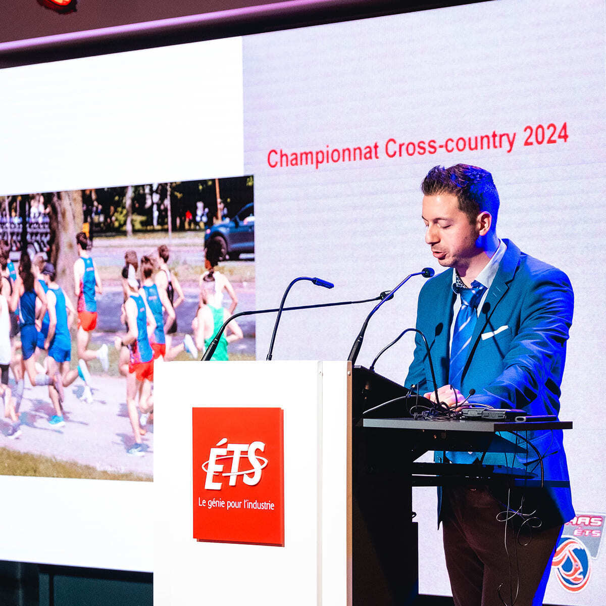 Conférence sur le Championnat Cross-country 2024 à l'ÉTS.