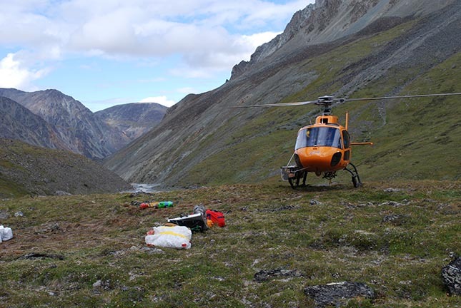 Michel Baraër evaluates hydric ressources in Yukon and the impact of loss glacier mass