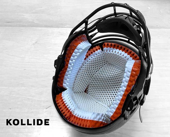 First prototype of the KOLLIDE Helmet