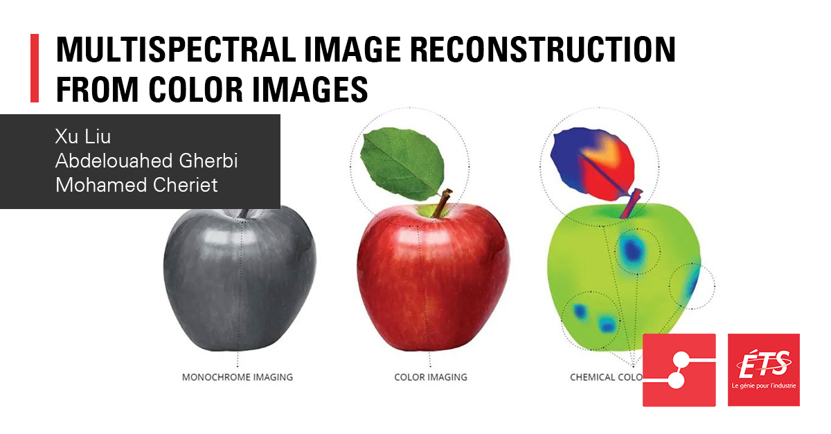 Reconstruction d'images multispectrales à partir d'images en couleur.