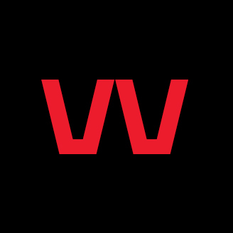 Red "W" logo on a black background, symbolizing a modern and bold identity for a tech-oriented institution.
