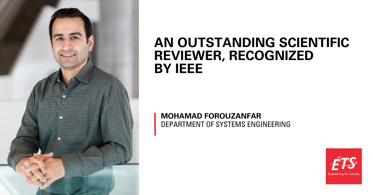 Un réviseur scientifique hors pair, reconnu par IEEE - ÉTS Montréal