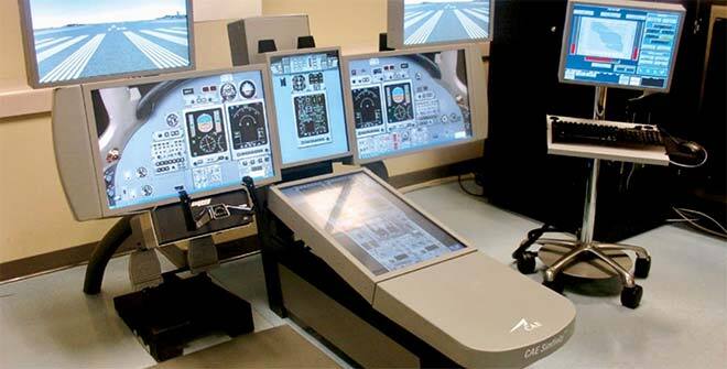 Simulateur de vol du Cessna Citation X pour modéliser les émissions des avions
