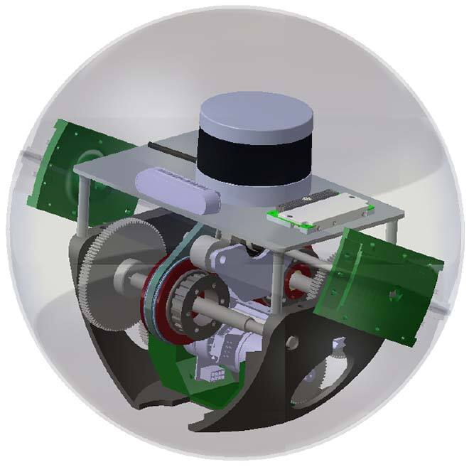3D model of an advanced mechanical device, showcasing engineering design and innovation.