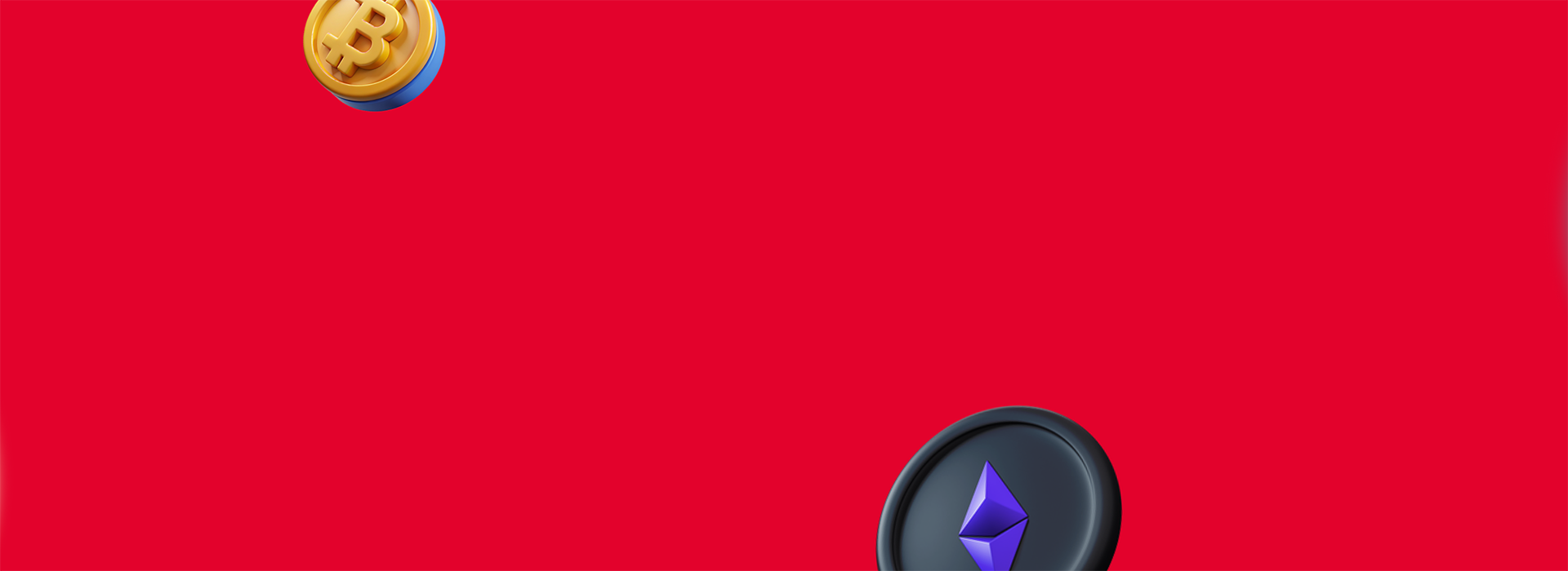Des symboles de cryptomonnaies modernes sur un fond vibrant, illustrant l'innovation technologique et financière d'aujourd'hui.