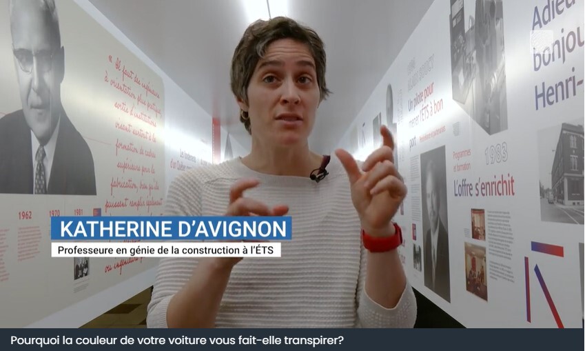 Katherine D'Avignon, professeure en génie de la construction à l'ÉTS, partage sa passion pour l'enseignement et la technologie.