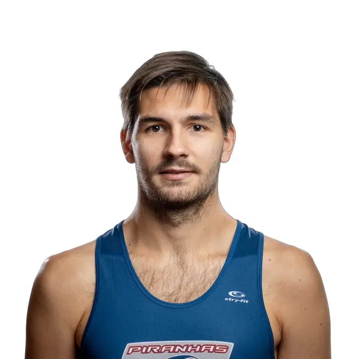 Élève dynamique en technologie, souriant et engagé, portant un débardeur bleu sportif. Ambiance motivante et axée sur le succès.