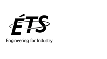 Logo de l'ÉTS, représentant l'ingénierie au service de l'industrie, symbolisant l'innovation et l'excellence académique.