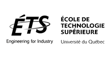 Logo de l'École de technologie supérieure (ÉTS), symbole d'innovation et d'excellence en ingénierie au Québec.