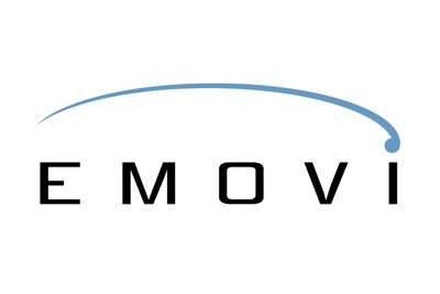 Logo d'EMOVI, symbolisant l'innovation et l'expertise en technologie pour le développement de solutions avancées.