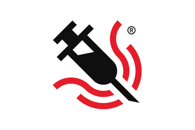 Logo symbolisant l'innovation en technologie médicale, mettant en avant un équipement de santé moderne et sécurisé.