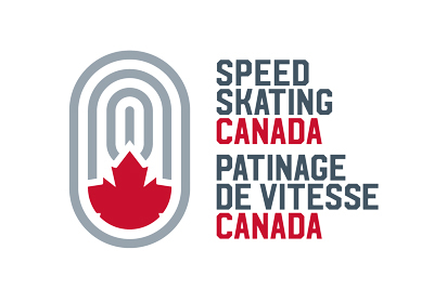 Logo de Patinage de vitesse Canada, symbolisant l'excellence et la passion pour ce sport, avec une touche canadienne.