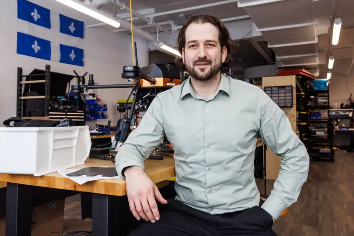 Pascal chiva bernard pdg et cofondateur de lentreprise ara robotique lapresse