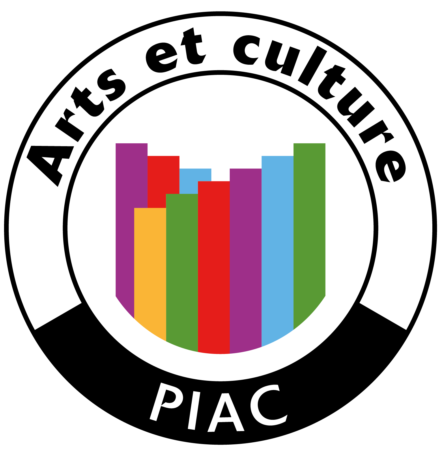 Logo vibrant représentant la diversité et l'innovation en technologie, symbolisant l'engagement académique de l'institution.