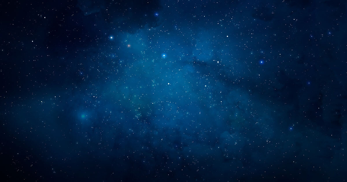 Un vaste ciel étoilé, parsemé de constellations et de nuances de bleu, invitant à l'exploration et à la contemplation de l'univers.