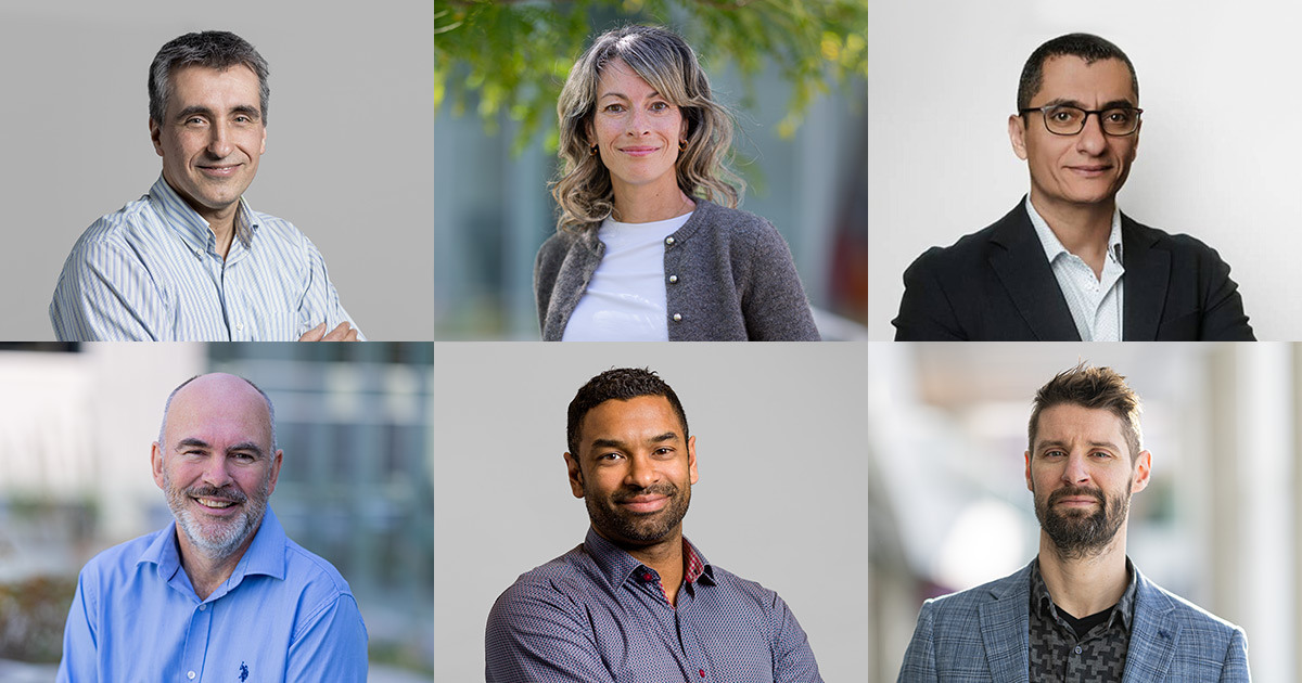 Équipe de professeurs engagés dans l'innovation et l'excellence académique à l'Université en technologie supérieure.