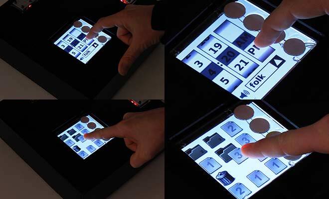Programmation du toucher d’un écran tactile